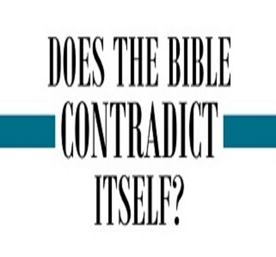 Does the bible contradict itself?