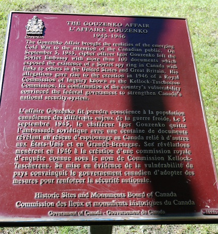 Dundonald Park's historical marker