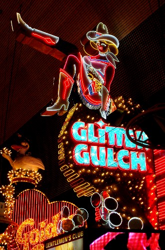 Glitter Gulch Casino sign