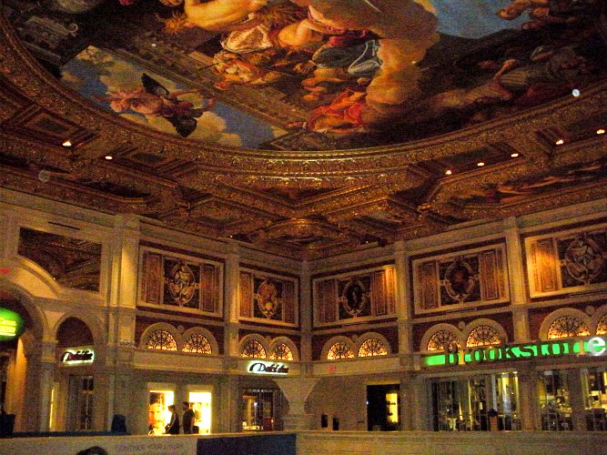 Shopping level of the Venetian Hotel