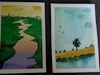 Two watercolour paintings