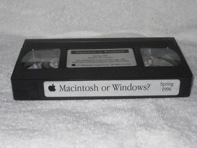 Apple Mac vs. Windows VHS Promo Tape 1