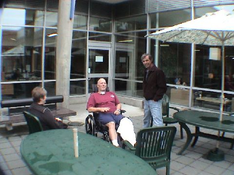 Outside