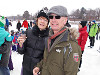 Friends Lyne & Stephen skating on the Rideau Canal