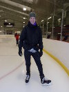 Adam ice skating