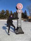 Adam at the south end of the Rideau Canal
