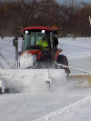 Snow clearing on the Rideau Canal
