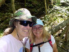 Adam & Kathryn on the waterfall trail