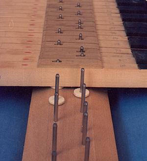 harpsichord pivot pins and bushings