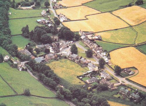 the village of Garrigill a few years ago, with St.John's chapel still at its center