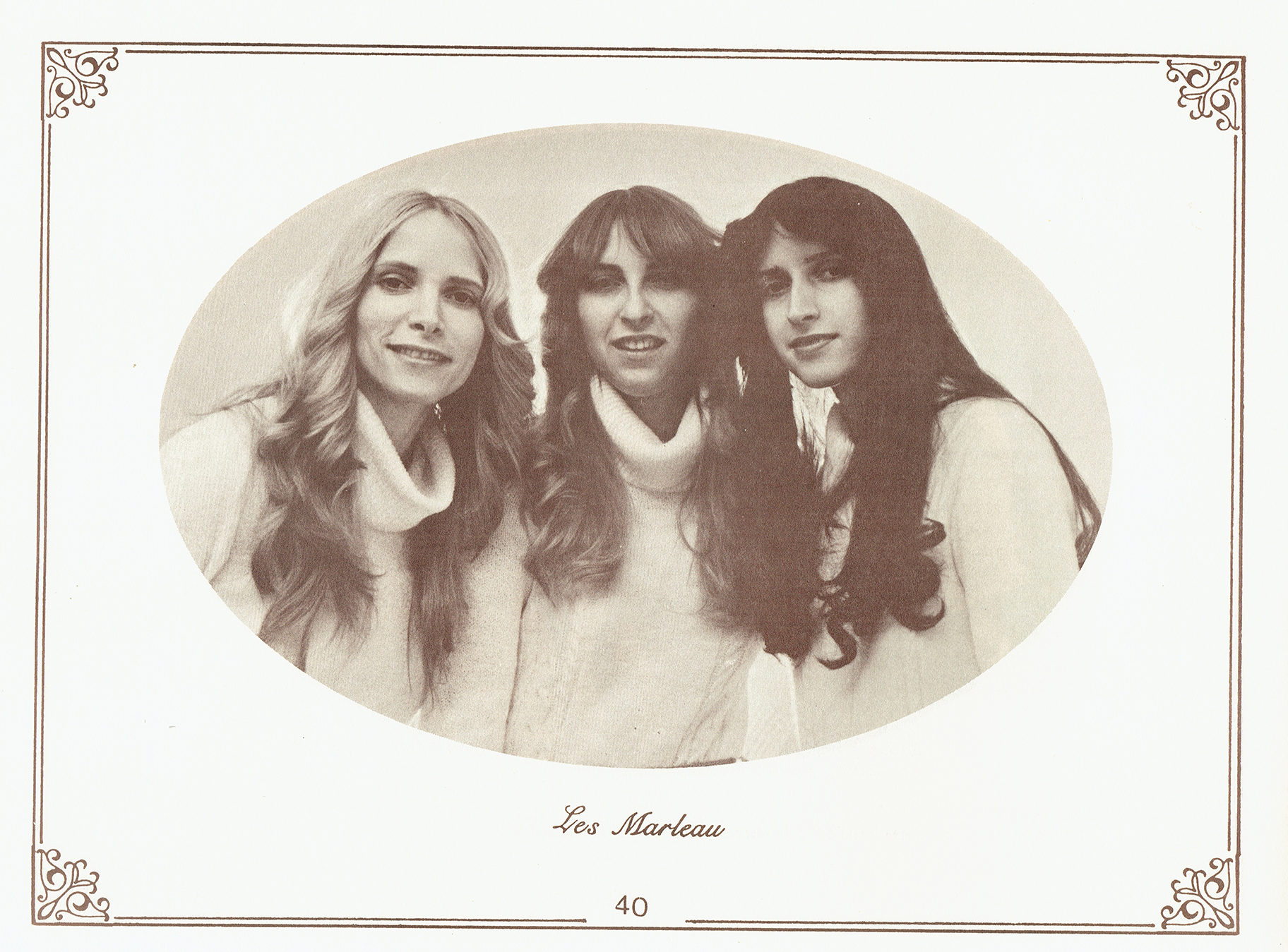 1979 1ère affiche Les soeurs Marleau