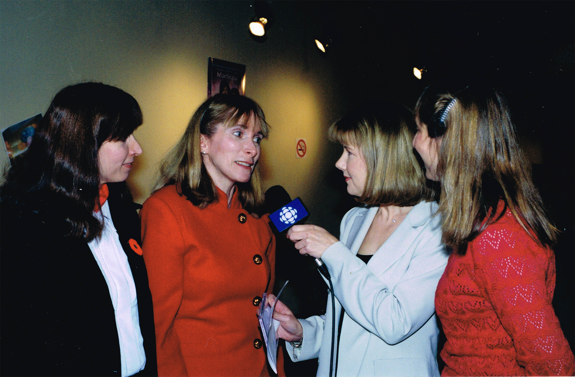 2000 Ottawa,entrevue Radio-Canada,  Lancement «Si on tissait»
