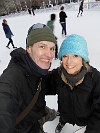Lynn & Adam ice skating