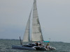 Trimaran sailboat