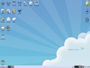 Puppy Linux desktop
