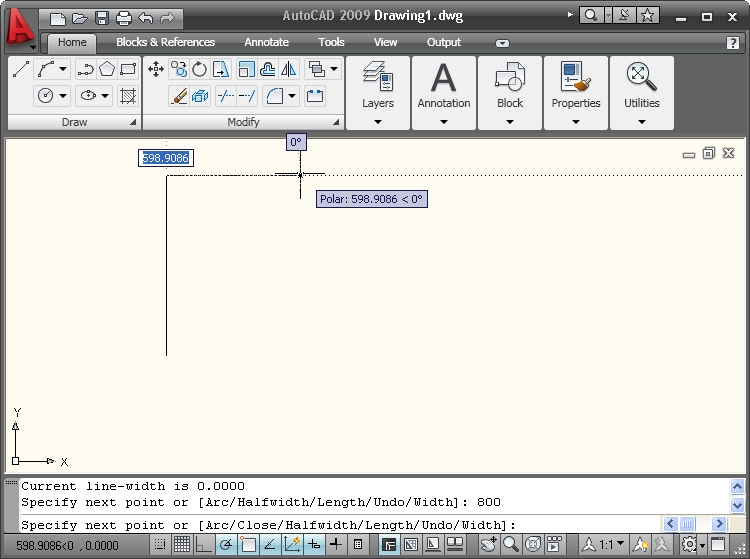 Polyline Function in AutoCAD 2009, Image 2